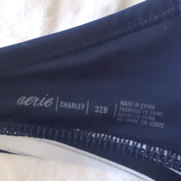 NEW Aerie Bikini Top and Bottom - Navy/White Stripes - Picture 7 of 7